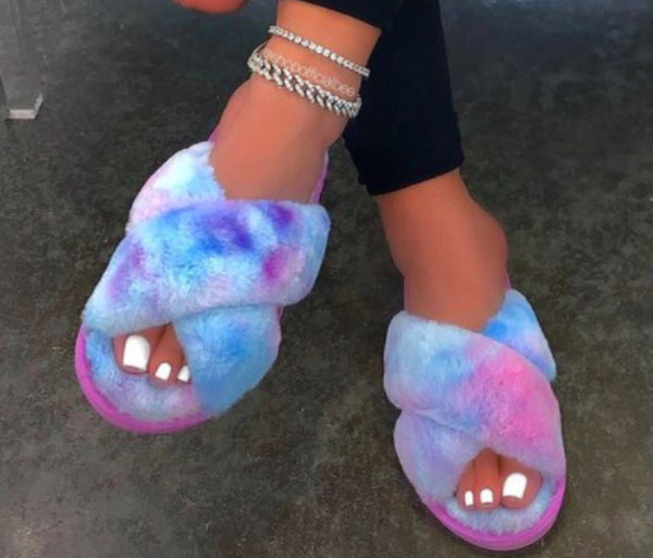 Cool Cotton Candy Sandals