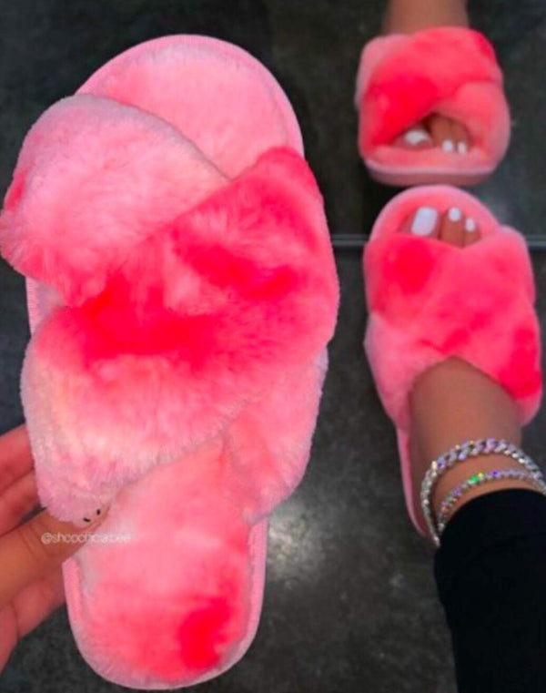 Hot Cotton Candy Sandals